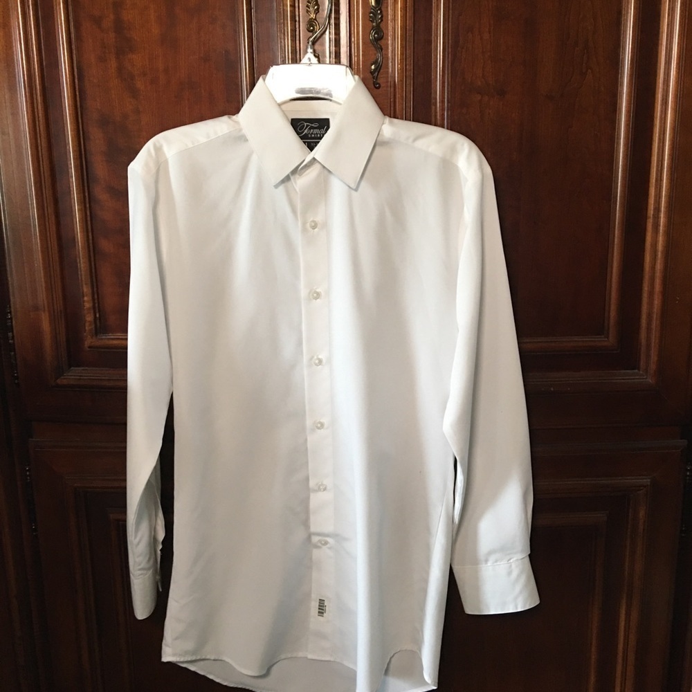 Formal Shirts Men’s Slim Fit Microfiber In Size 13 13 1/2 XS1